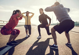 group-stretching