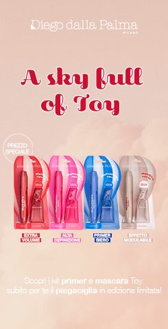 Diego dalla Palma A Sky Full of Toy kit primer e mascara Toy con piegaciglia edizione limitata