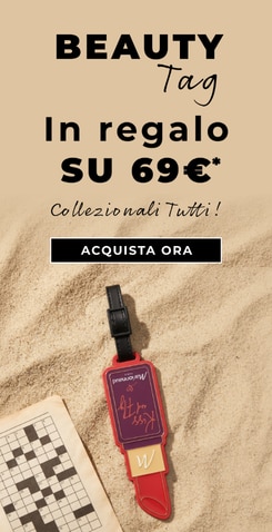 BEAUTY Tag, in regalo su 69€, esclusiva luggage tag da viaggio da collezionare, Collezionali Tutti!, ACQUISTA ORA