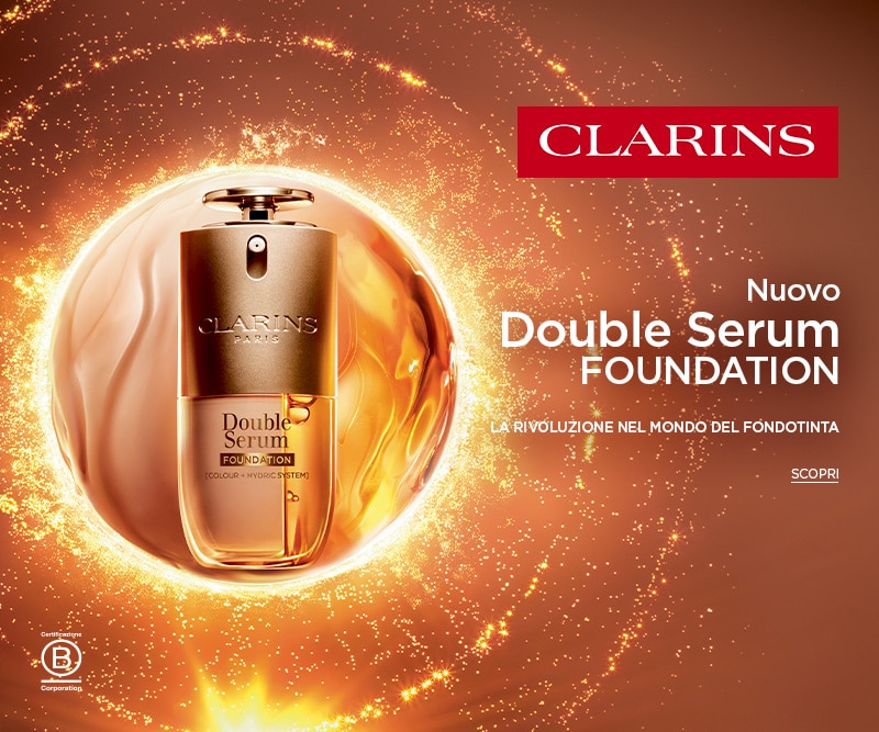 Clarins nuovo Double Serum Foundation la rivoluzione del fondotinta