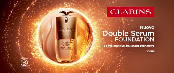 Clarins nuovo Double Serum Foundation la rivoluzione del fondotinta