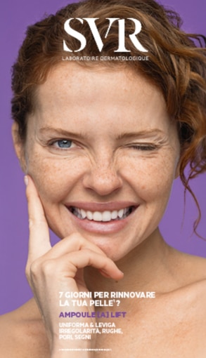 7 giorni per rinnovare la tua pelle con SVR Ampoule A Lift, uniforma e leviga irregolarità, rughe e pori.