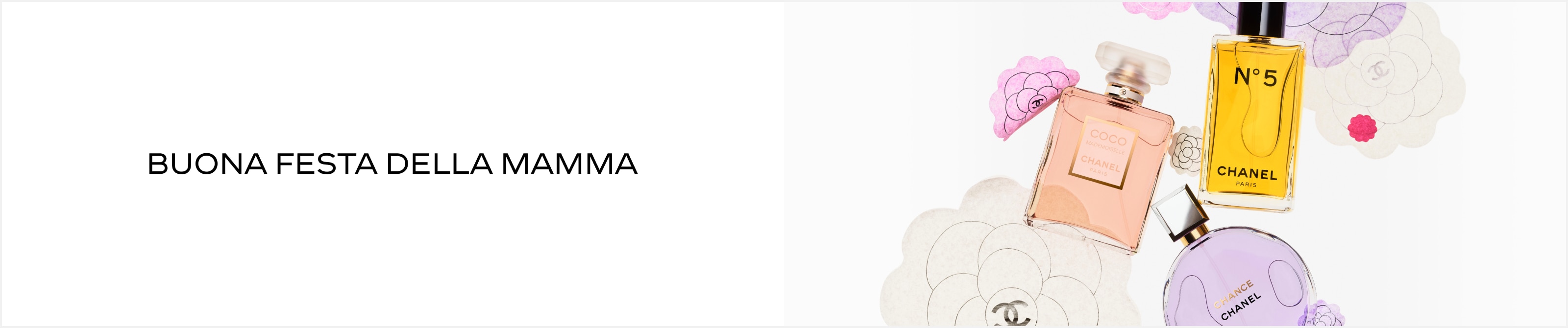 Profumi iconici Chanel Coco Mademoiselle, N°5 e Chance