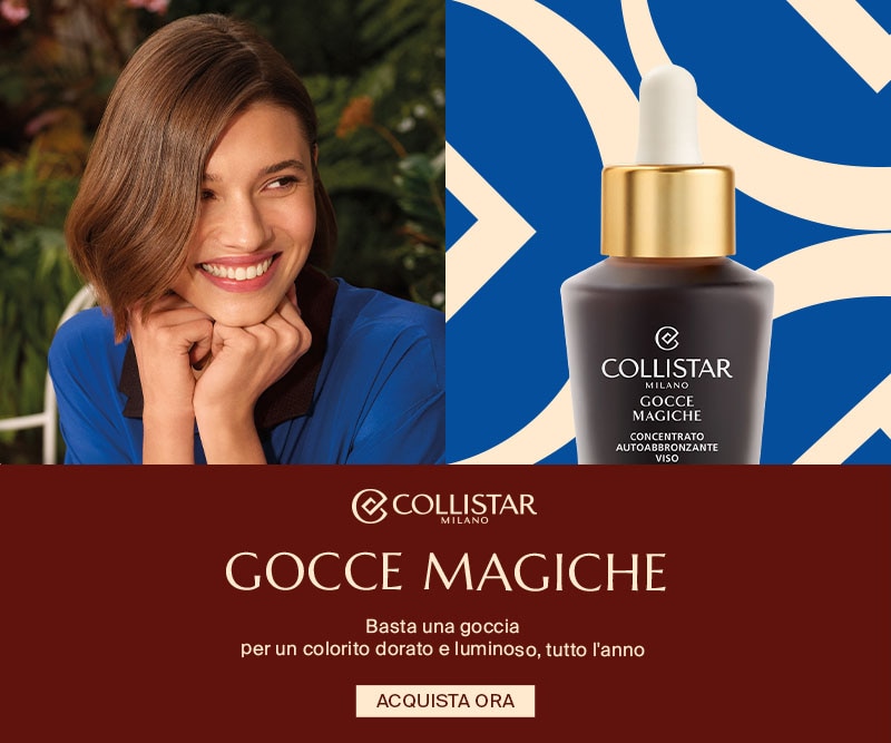 MIT2026-WK15-Collistar-HP-Banner.jpg Collistar Gocce Magiche Concentrato Autoabbronzante Viso illuminante