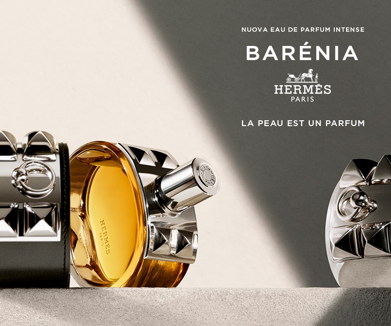 Hermès Barénia Eau de Parfum Intense – nuova fragranza di lusso in flacone elegante, disponibile ora su Hermès Paris
