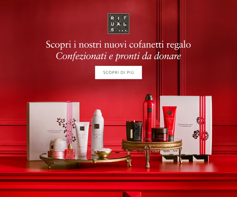 Rituals Scopri i nostri nuovi cofanetti regalo Confezionati e pronti da donare Scopri di più