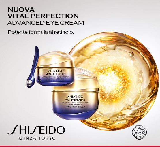 Shiseido Vital Perfection – crema occhi avanzata al retinolo.