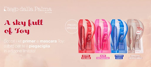 Diego dalla Palma A Sky Full of Toy kit primer e mascara Toy con piegaciglia edizione limitata