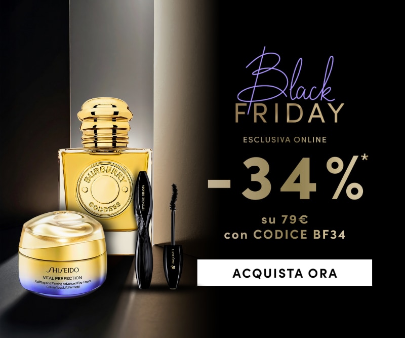 Black Friday esclusiva online sconto 34% su 79€, usa codice BF34 e acquista ora.