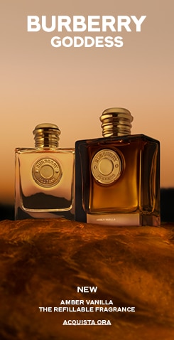 Burberry Goddess Amber Vanilla, la nuova fragranza ricaricabile con note di vaniglia ambrata in eleganti flaconi Burberry Goddess, ACQUISTA ORA