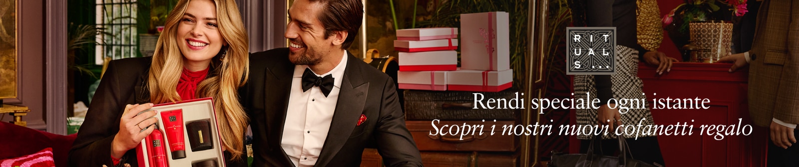 Scopri i nostri nuovi cofanetti regalo Rituals con prodotti corpo e confezioni eleganti.