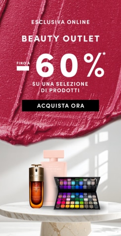 Beauty Outlet fino a -60%, esclusiva online
