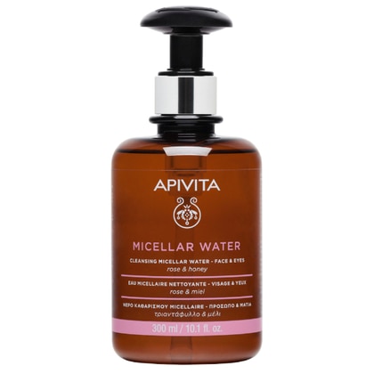 300 ML Apivita MICELLAR WATER Acqua Micellare Detergente Viso e Occhi  1 di 7 