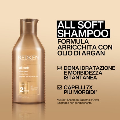 500 ML Redken ALL SOFT Balsamo  1 di 3 