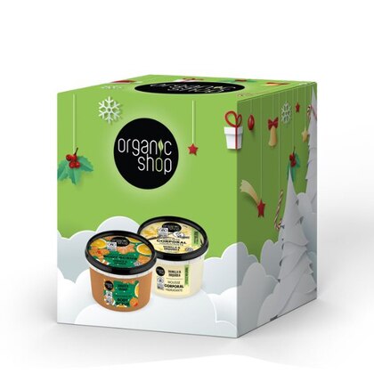 250ml+250ml Organic Shop GIFT BOX IDRATANTE Cofanetto Regalo  1 di 2 