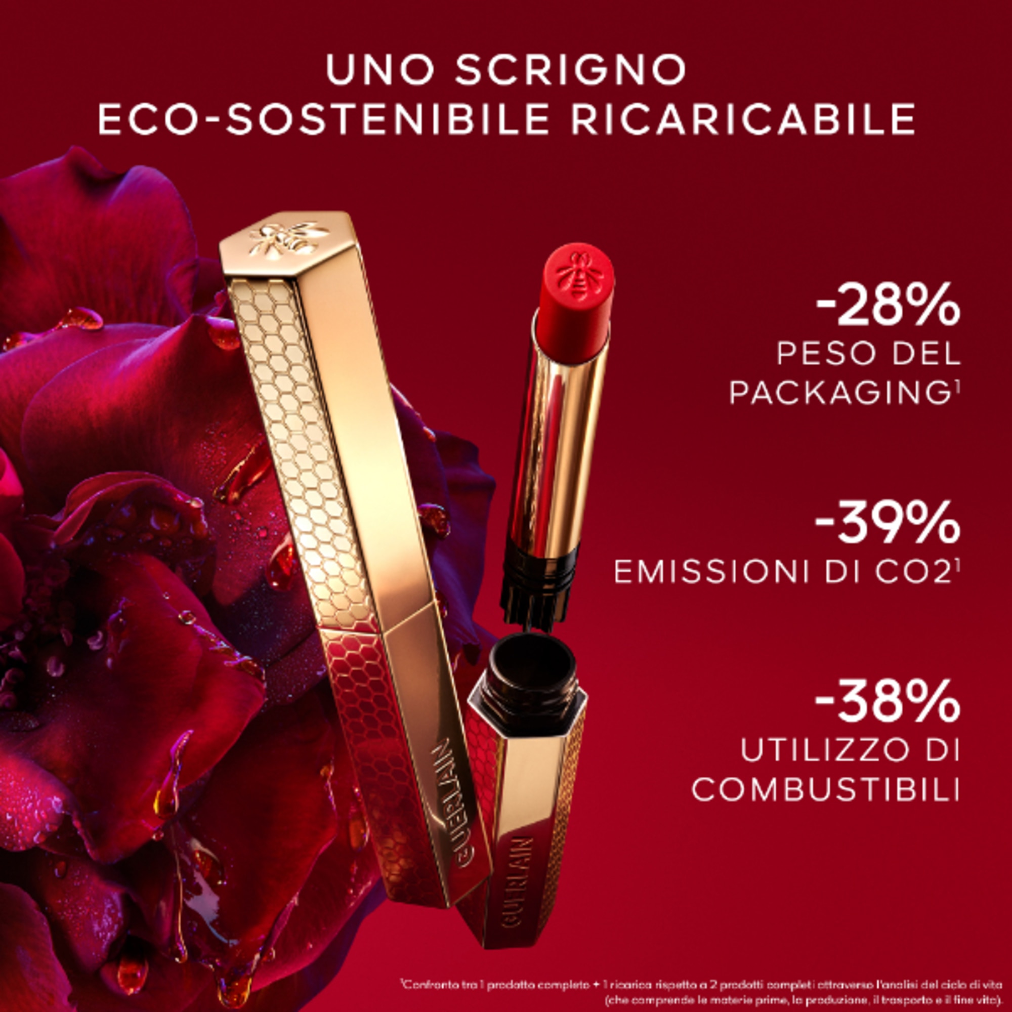  Guerlain KISSKISS Rossetto Intenso al Miele - Ricarica  1 di 8 