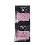 2x8ml Apivita EXPRESS PINK CLAY Maschera Viso 1 di 5 Maschera Viso