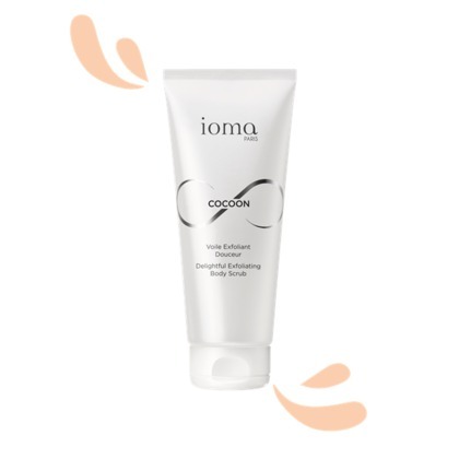 150 ML Ioma GAMME CORPS COCOON DELIGHTFUL EXFOLIATING BODY SCRUB COCOON  1 di 2 