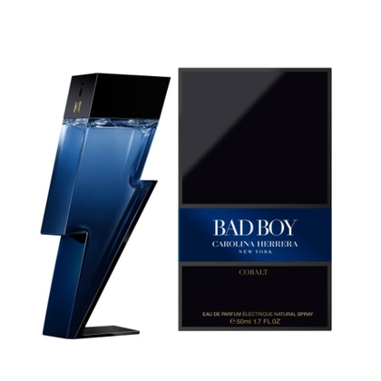 50 ML Carolina Herrera BAD BOY COBALT Eau De Parfum  1 di 3 