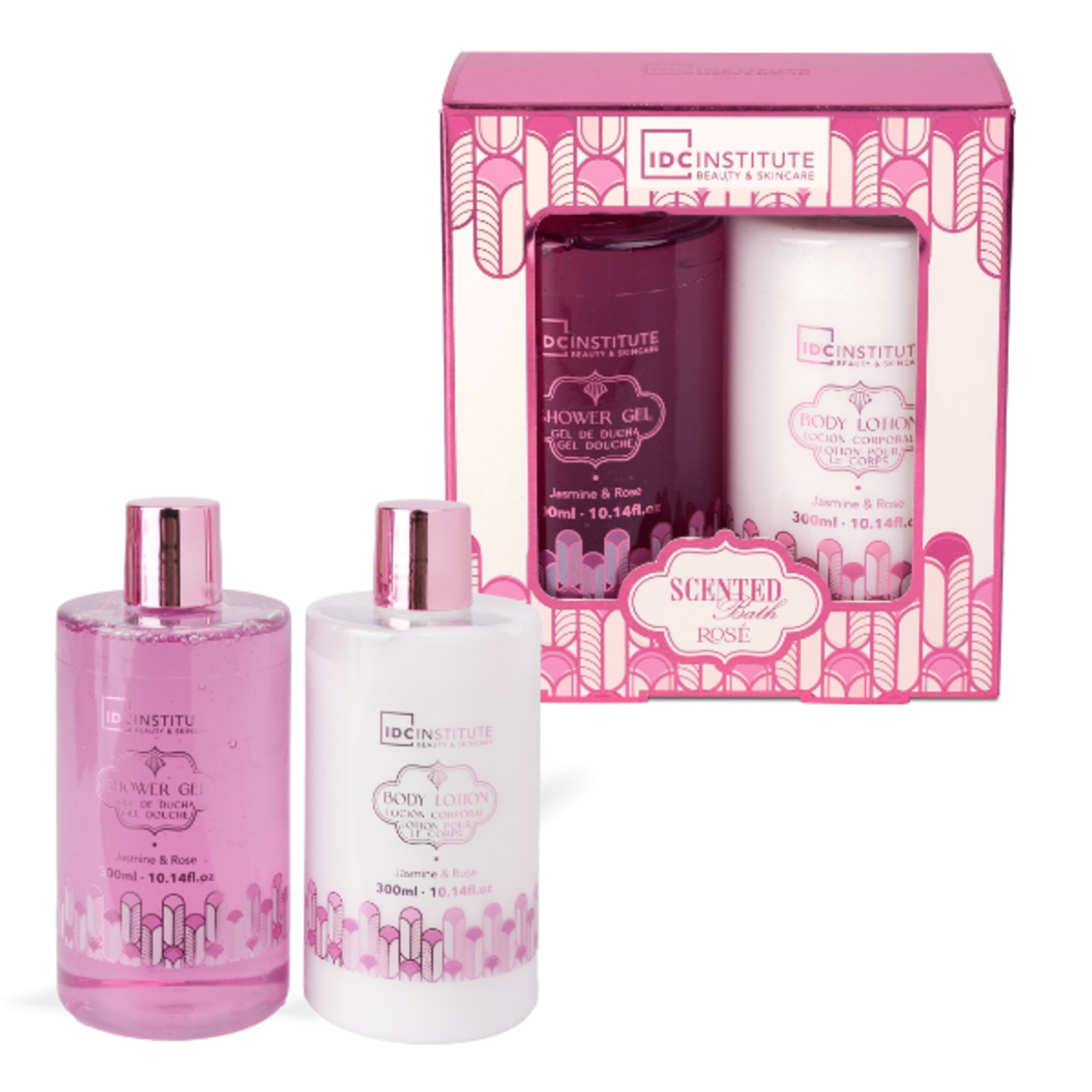 IDC SCENTED BATH ROSE SHOWER DUO Cofanetto Regalo 1 di 3 Cofanetto Regalo