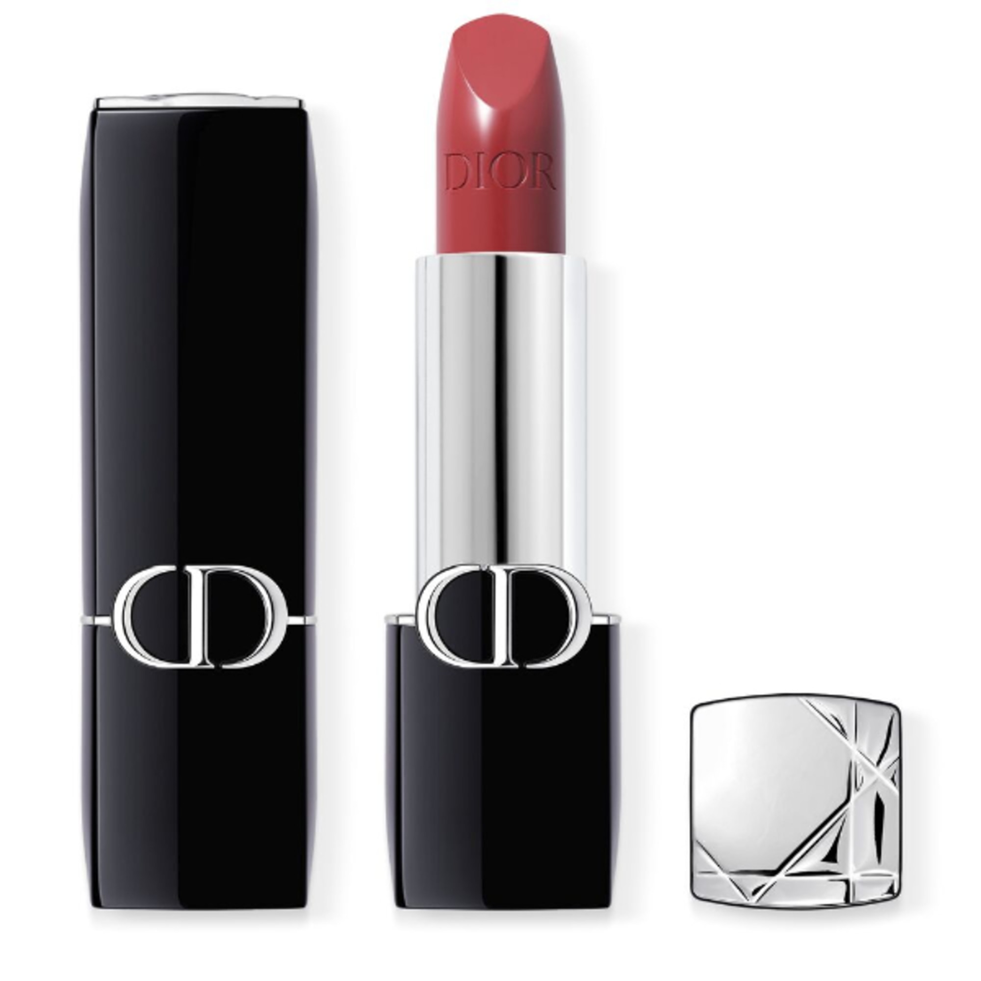 Dior ROUGE DIOR SATIN Rossetto - Comfort e Lunga Tenuta - Trattamento Floreale Idratante 1 di 3