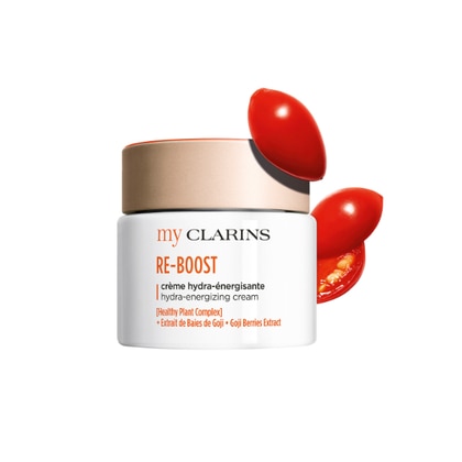 50 ML Clarins RE-BOOST Crema Idratante Energizzante - Pelle giovane - Idratazione e luminosità  1 di 5 