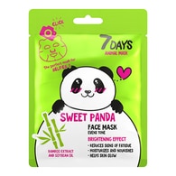 28 G 7Days SWEET PANDA Maschera Viso in Tessuto  1 di 2 