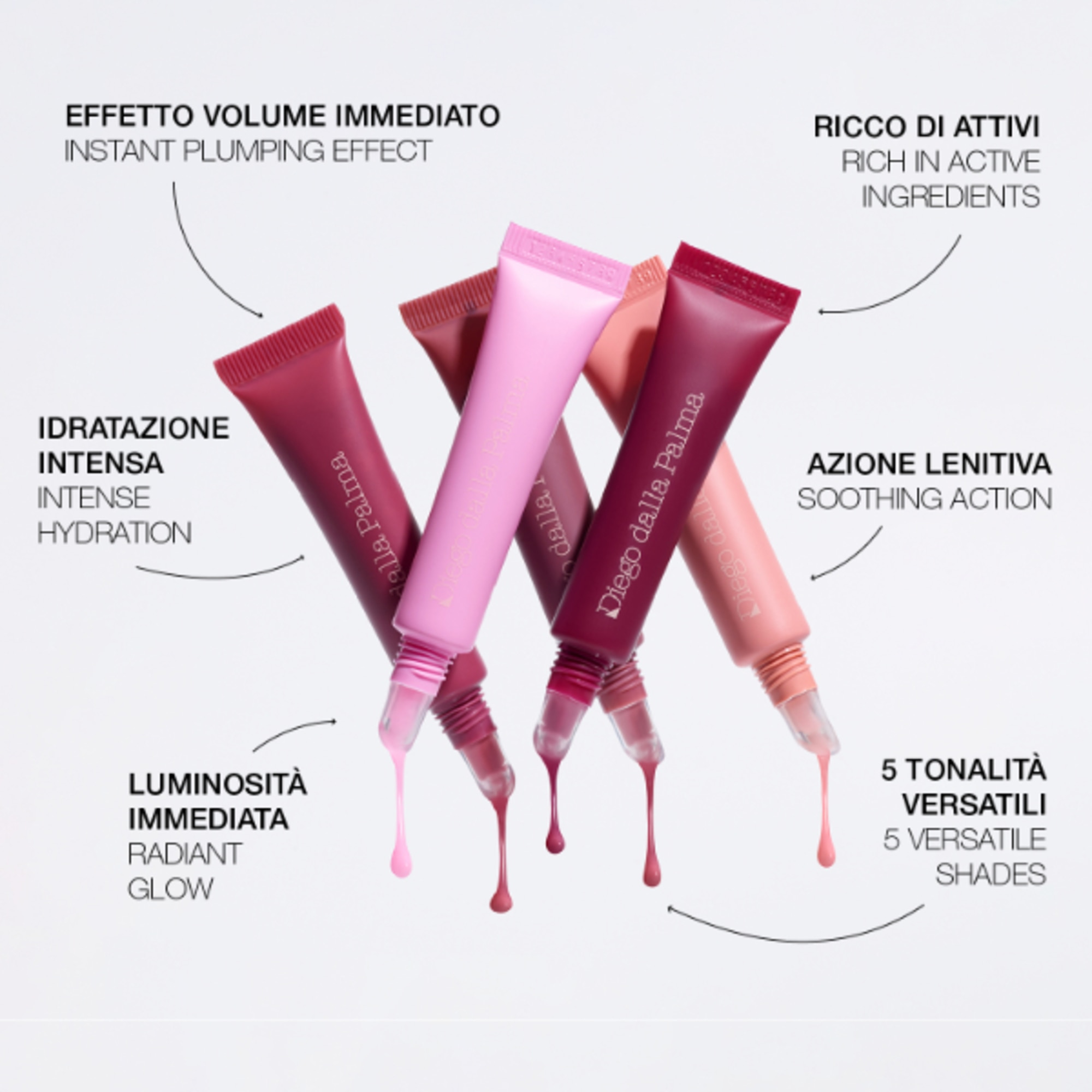  Diego dalla Palma PLUMP&FILL MY LIPS PEPTIZE MY LIPS 161 PINK  1 di 6 