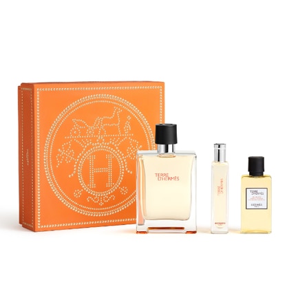 100ml+15ml+40ml Hermès COFANETTO TERRE D'HERMES, EAU DE TOILETTE Cofanetto Regalo  1 di 3 