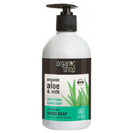  Organic Shop SAPONE MANI Barbados Aloe  1 di 2 