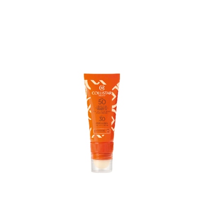 23 ML Collistar SPF 50 Crema Viso Abbronzante Protettiva SPF50 + Stick Labbra SPF30 1 di 6