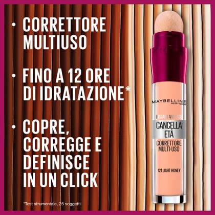  MAYBELLINE ERASER INSTANT ANTI AGE Correttore Liquido Il Cancella Età  1 di 3 