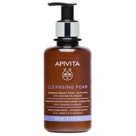 200 ML Apivita CLEANSING FOAM Mousse Detergente Cremosa Viso e Occhi  1 di 2 