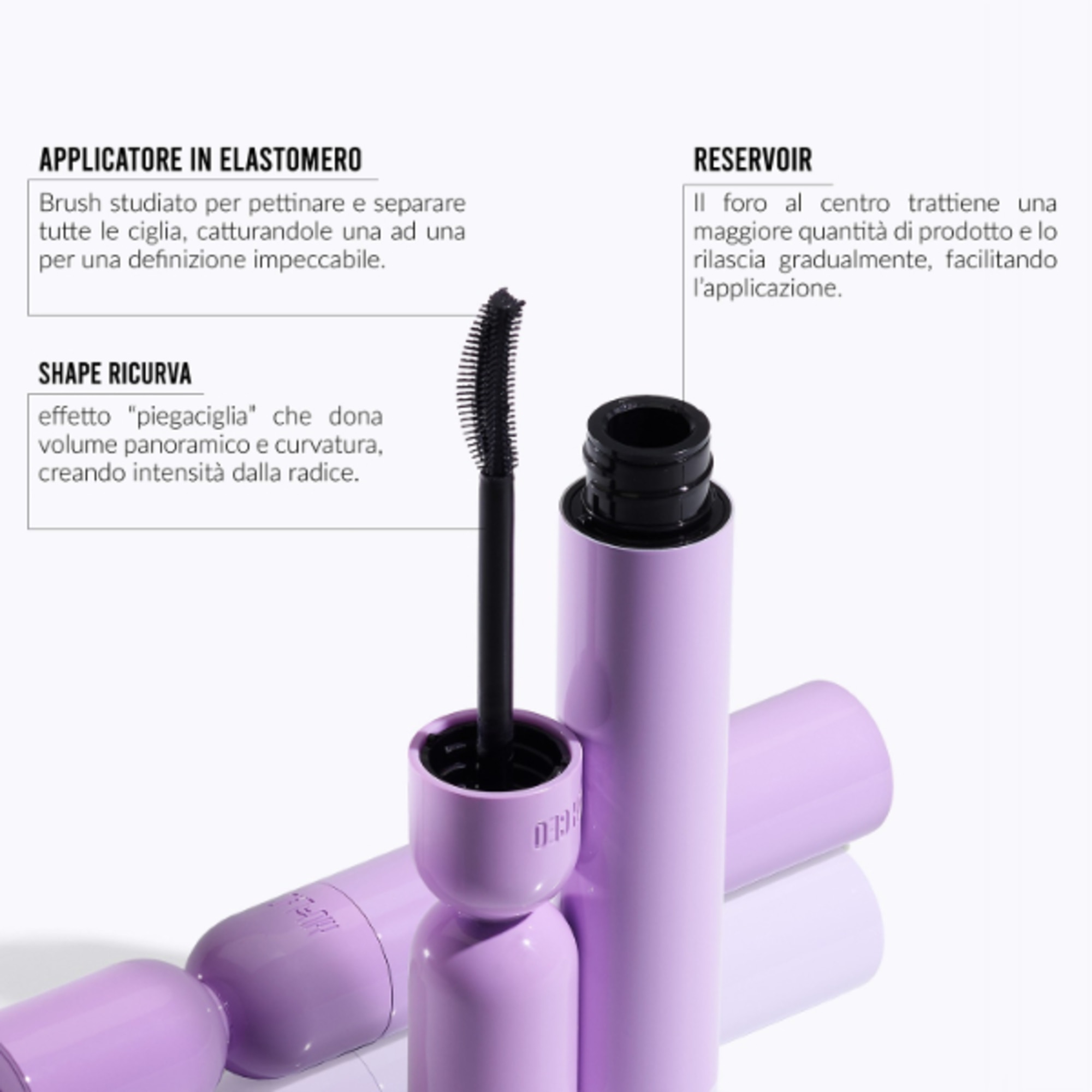 Mascara Volume, Curvatura e Definizione