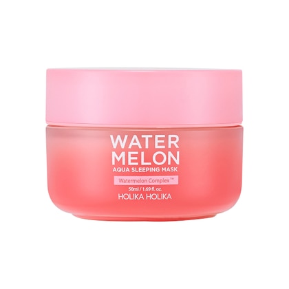 50 ML HOLIKA HOLIKA WATERMELON AQUA SLEEPING MASK Maschera Viso Notte  1 di 2 