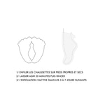 Inuwet MASCHERA PIEDI Maschera Piedi Esfoliante 2 di 3 Maschera Piedi Esfoliante
