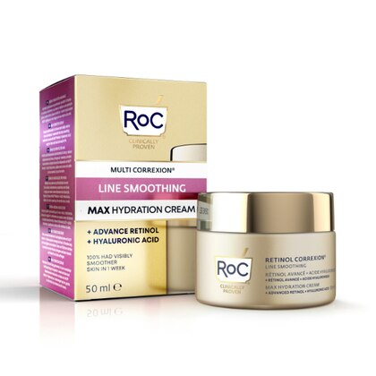 50 ML ROC RETINOL CORREXION® LINE SMOOTHING Crema Viso Massima Idratazione  1 di 2 