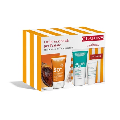 50ml+75ml+15ml Clarins I MIEI ESSENZIALI PER L'ESTATE Cofanetto Solare  1 di 3 