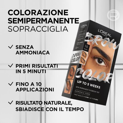  L'Oréal Paris BROW COLOR KIT Kit Colorazione Sopracciglia  1 di 7 