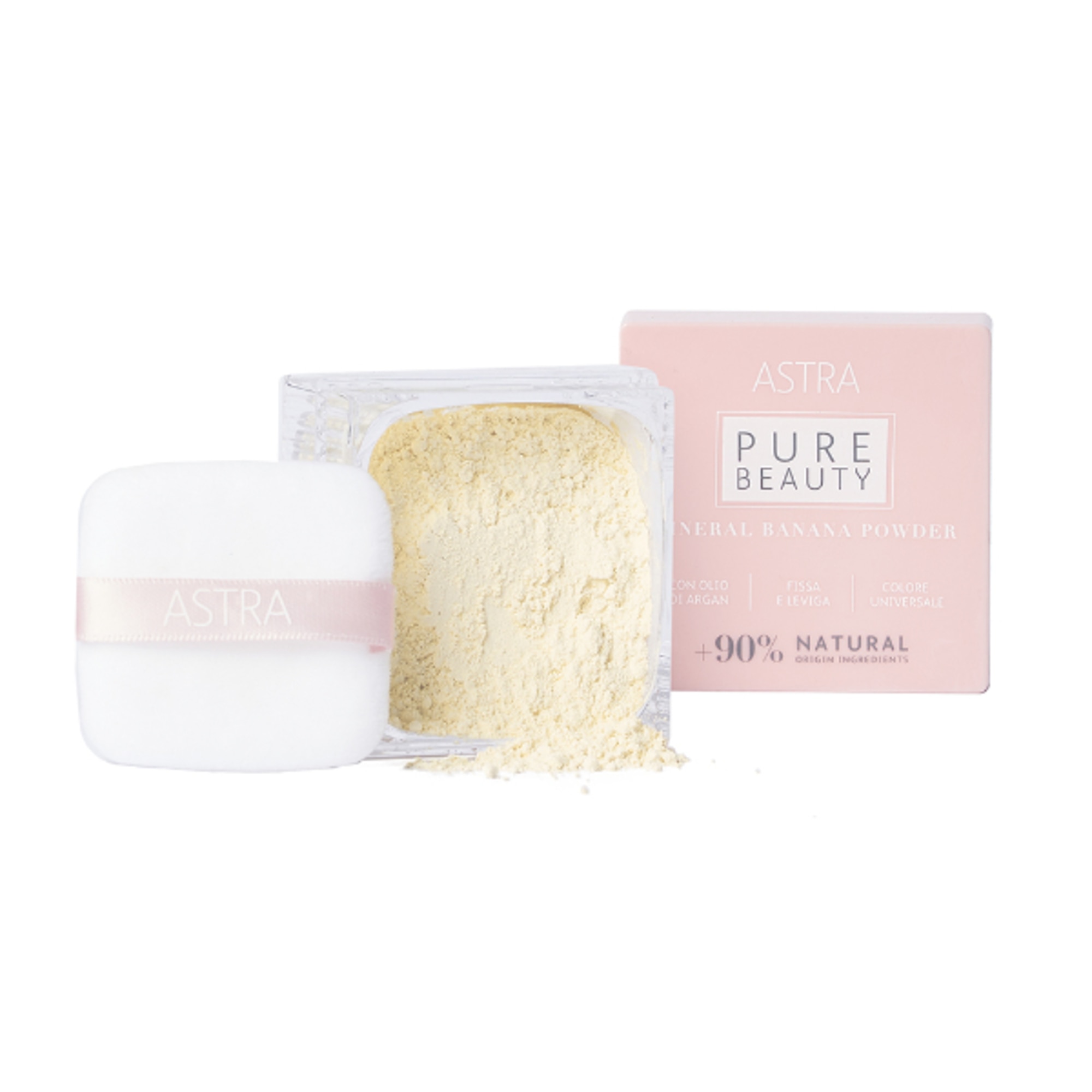 10 G ASTRA MAKE-UP PURE BEAUTY Mineral Banan Powder 1 di 3