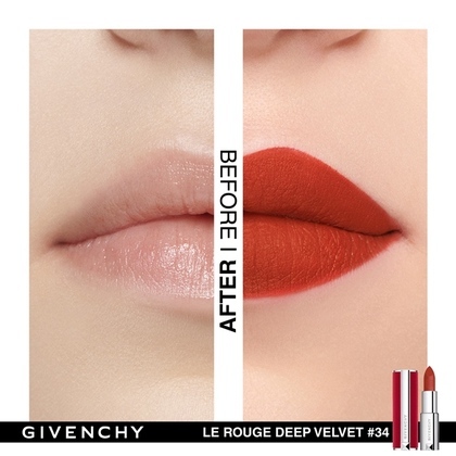  Givenchy LE ROUGE DEEP VELVET ROSSETTO MATT  1 di 3 