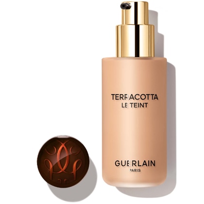  Guerlain TERRACOTTA LE TEINT Fondotinta Perfezione Naturale Tenuta 24 Ore - No Transfer  1 di 3 