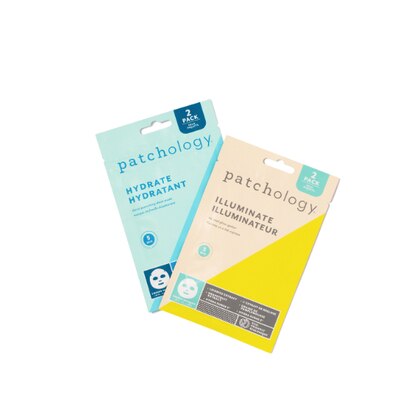 153 G Patchology PERFECT WEEKEND Hydrating + Illuminating Sheet Mask Bundle  1 di 3 