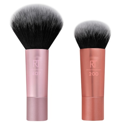  Real Techniques MINI BRUSH DUO Mini Pennelli per Fondotinta e Blush  1 di 2 