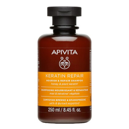 250 ML Apivita KERATIN REPAIR Shampoo Nutriente Riparatore  1 di 7 