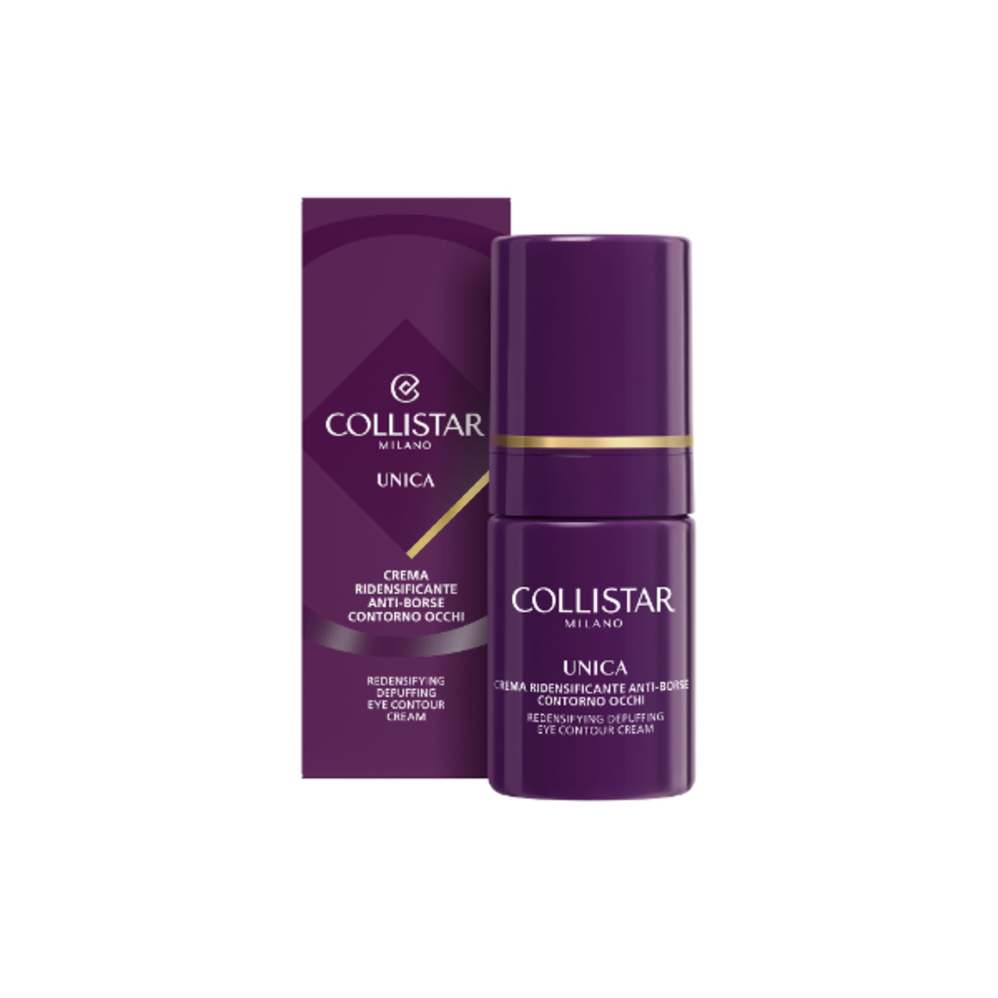 15 ML Collistar UNICA Contorno Occhi Ridensificante Drenante Anti-Borse 1 di 4