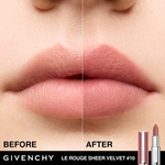  Givenchy LE ROUGE SHEER VELVET ROSSETTO MATT  2 di 3 ROSSETTO MATT
