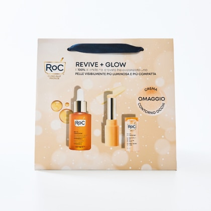 30ml+3g ROC XMAS KIT - REVIVE + GLOW Cofanetto Regalo  1 di 2 