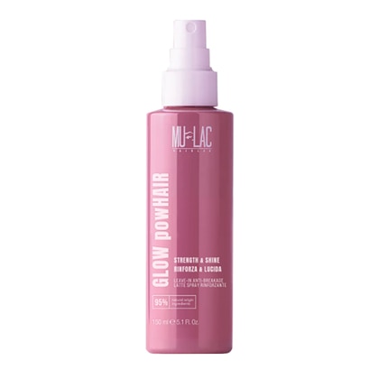 150 ML Mulac GLOW POWHAIR RINFORZA & LUCIDA Latte Spray Rinforzante  1 di 8 