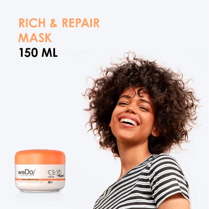 150 ML We Do RICH & REPAIR MASK - MASCHERA PER CAPELLI CRESPI O MOLTO DANNEGGIATI Maschera Capelli  1 di 2 